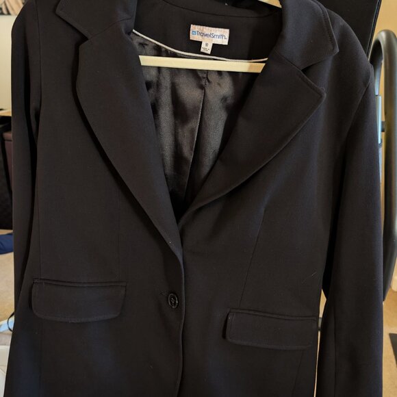 Black TravelSmith Jacket Size 10 - Picture 1 of 3